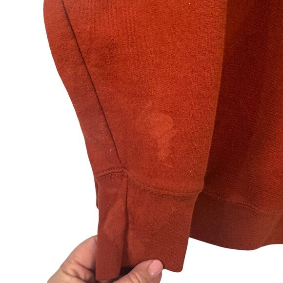 Champion Authentic Athleticwear Red Graphic Hoodie XL Logo Front Kangaroo Pocket - Picture 9 of 9